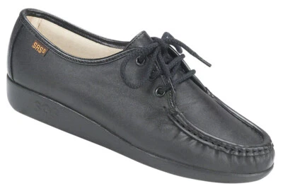 SAS Siesta Black Women's Shoes All Sizes & Widths FREE SHIPPING Brand New In Box - Image 1 of 3