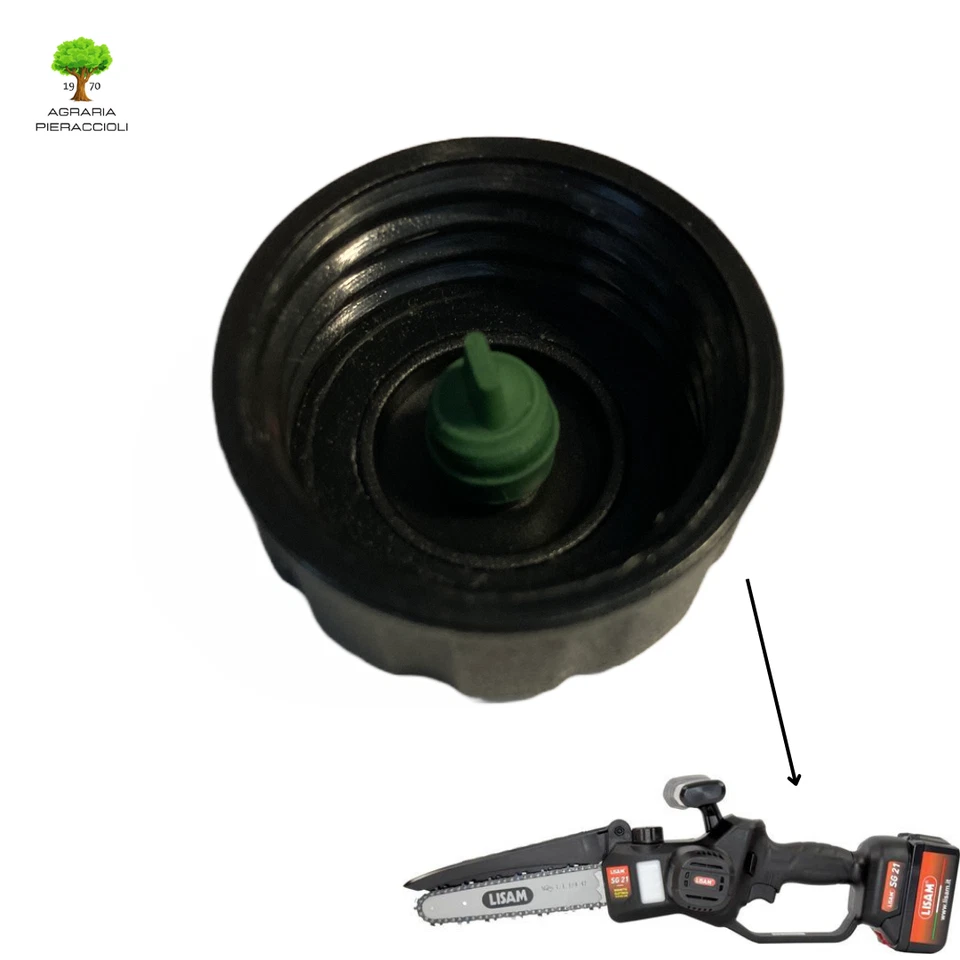 TAPPO SERBATOIO LISAM PER ELETTROSEGA MOTOSEGA SG21 e SG18 - RICAMBIO ORIGINALE