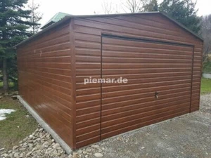 Container 4x5,5m Blechgarage Blechgaragen Lager Garage Garagen Aufbau 12066!! - Bild 1 von 8