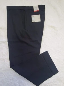 46x32 Croft & Barrow NWT Mens Black Tie Dress Pants Classic Fit - Picture 1 of 3