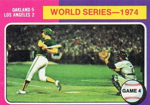 1975 Topps LOT (9)JOE RUDI/Steve Yeager #464 World Series Dodgers OAKLAND A's NM