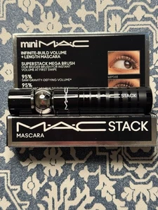 Máscara de pestañas MAC Mini Mac Stack Infinite-Build volumen y longitud - 8 ml / 0,27 oz nueva en caja - Imagen 1 de 1