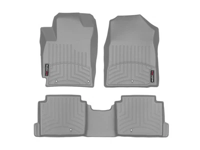WeatherTech FloorLiner for 2017-2020 Hyundai Elantra - 1st & 2nd Row, Grey - Image 1 of 4
