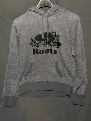 Roots Canada Women's Hoodie Sweatshirt Dark Navy Blue, Size Medium - Image 1 of 4