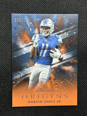 2018 Panini Origins Marvin Jones Jr. Orange #40 #/175 - Image 1 of 2