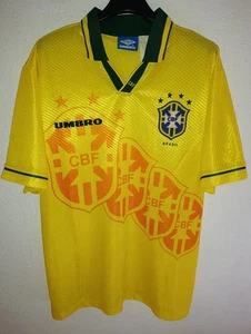 BRAZIL 1994 WC camiseta shirt trikot maillot maglia XL - Picture 1 of 4