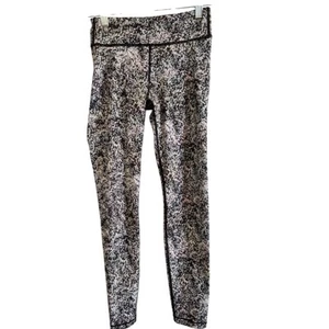 Athleta Girl Printed Chit Chat Tights Girls Size Large / 12 School Athleisure - Picture 1 of 4
