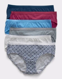 Hanes Ultimate Women's Breathable Hipster Underwear, 6-Pack - Picture 1 of 19