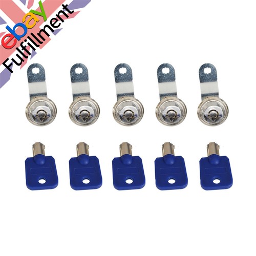 5 Set 27mm Cam Lock+Key Kit For Pinball Machine Arcade Cabinet Door ...