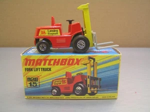 Matchbox Superfast MB15 Fork Lift Truck with green base Mint in Box MIB Superb - Picture 1 of 11