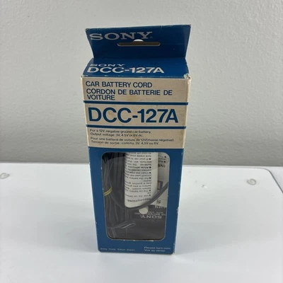 Adaptador de corriente para cigarrillo bayoneta automóvil Sony DCC-127A para ICF-2010 Foto 1 de 4
