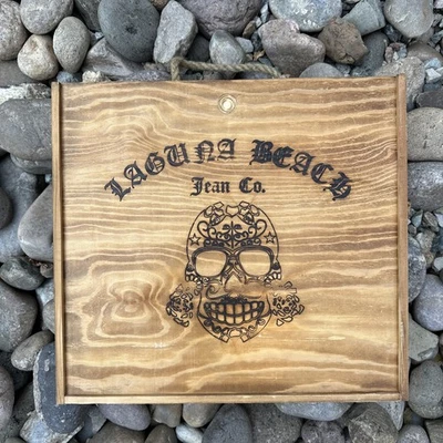 Vtg Laguna Beach Jean Co Mens Size 40 Embroidered Embellished Blue Denim Jeans - Image 1 of 4