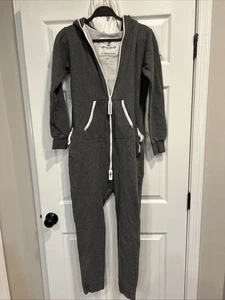 The Norweger Original OnePiece Zip Jumpsuit grau Kapuze Taschen Gr. XS - Bild 1 von 12