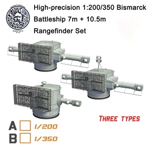 High-precision 1:200/350 Bismarck Battleship 7m + 10.5m Rangefinder Set - Picture 1 of 1