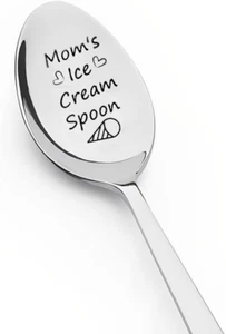 Regalos de cumpleaños para mamá de hija hijo, amante del helado regalos cuchara, divertido mamás ic - Imagen 1 de 12