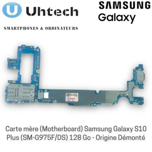 Carte Mère (Motherboard) Samsung Galaxy S10+ SM-G975F/DS 128 Go-Origine Démonté - Picture 1 of 4