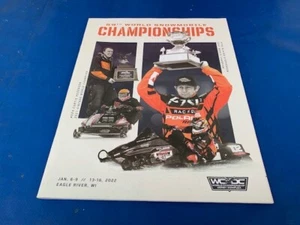 2022 Eagle River World Championship Snowmobile Racing Derby Program Book Booklet - Picture 1 of 7