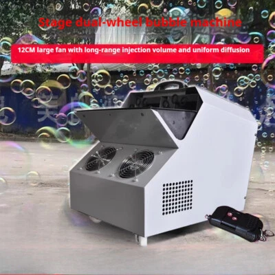 Automatic Bubble Machine Wireless Remote Bubble Maker For DJ Party Stage Wedding - Image 1 of 4