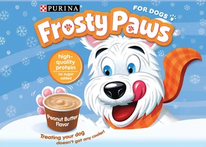 Frosty Paws Ice Cream Sticker for Mobile Vendors, Ice Cream Truck sticker 7"x5" - Picture 1 of 1