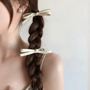 01 RandomHair Clips Bowknot Hairpins for Girls Sweet Hairpin Women Fashion Hair - Picture 1 of 8