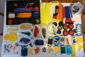 Huge bundle of K'nex including roller coaster motor, light up hub & storage box - Picture 1 of 14