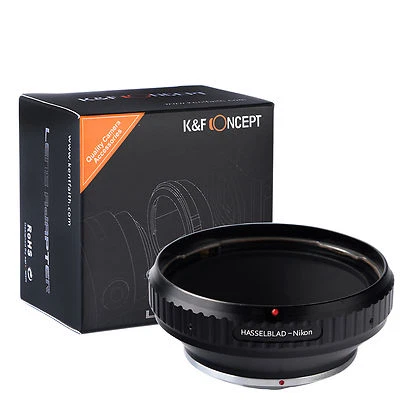 K&F Concept Lens Mount Adapter for Hasselblad Mount Lens to Nikon Camera Body - Image 1 of 4
