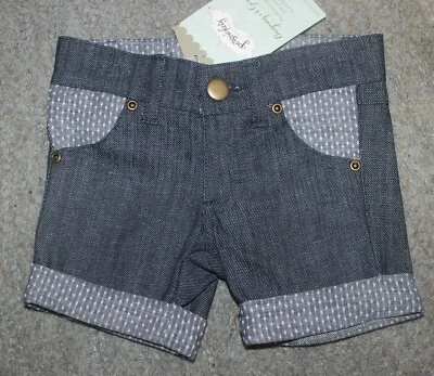 Shorts Danya Persnickety Baby Girls - Tamanho 18 meses - Novo com etiquetas - Imagem 1 de 4