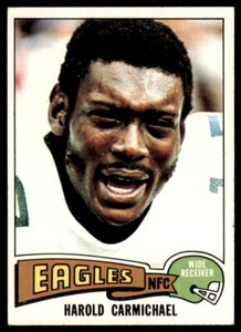 1975 TOPPS HAROLD CARMICHAEL PHILADELPHIA EAGLES #80