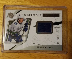 2017 Ultimate Rookies #93 Brock Boeser Vancouver Canucks