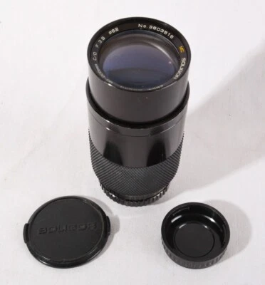 Soligor Zoom Macro Lens, 85-205mm, F/3.8, Minolta MC Mount, Clean - Image 1 of 4
