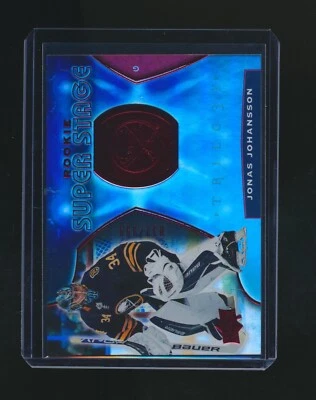 JONAS JOHANSSON 2020-21 UPPER DECK TRILOGY SUPER STAGE RED RC PARALLEL 832/999  - Image 1 of 2