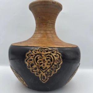 Studio Pottery MCM Vase Shaped Decorative Functional Piece - Picture 1 of 7