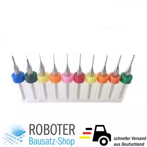 10x Mini Bohrer 0.3mm bis 1.2mm für PCB SMT CNC Dremel Proxxon Gravur Fräse - Bild 1 von 1