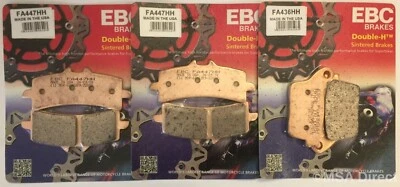 Спеченные передние и задние дисковые тормозные колодки EBC подходят для SUZUKI GSXR750 (2011–2024 гг.) - Изображение 1 из 4