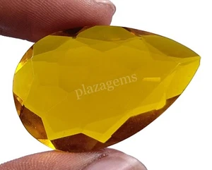 42,10 ct Birnenform natürlicher gelber Citrin EGL zertifiziert loser Edelstein 5 Frd - Bild 1 von 9
