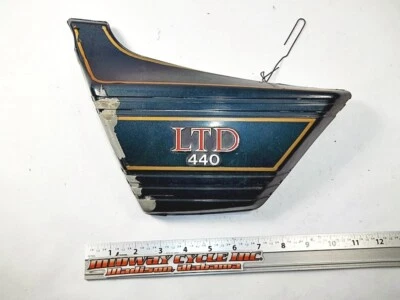 KAWASAKI 79-83 KZ440LTD CUBIERTA LATERAL IZQUIERDA 36001-1150-F3 KZ440 KZ 440LTD 440 LTD jh Foto 1 de 4