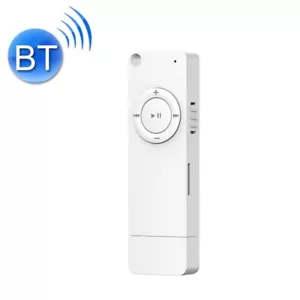XT02 U Player de música MP3, capacidad de memoria: conjunto Bluetooth (blanco) - Imagen 1 de 7