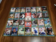 1992 Nolan Ryan career series Donruss poster by Coca-Cola Co. Lot of 41