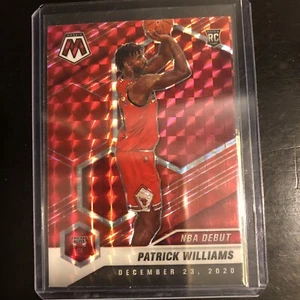 Patrick Williams 2020-21 Panini Mosaic NBA Debut Red Prizm RC #267 NBA Bulls - Picture 1 of 2