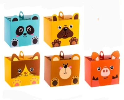  20 Pcs Party Favor Boxes,Theme Party Goodie, Kid's Birthday Gift Animal  - Image 1 of 4