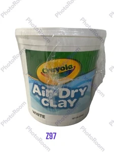 Crayola 57-0017 Non Toxic Air Dry Clay Natural White Modeling Clay 5Lb Bucket - Picture 1 of 1