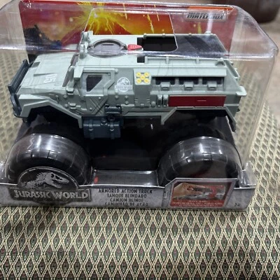 Matchbox 1:24 Jurassic World Dominion Armored Monster Truck New Sealed 2018 - Image 1 of 4