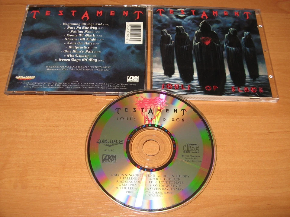 TESTAMENT - Souls of Black - ORG 1st US press RARE OOP - Bild 1 von 1