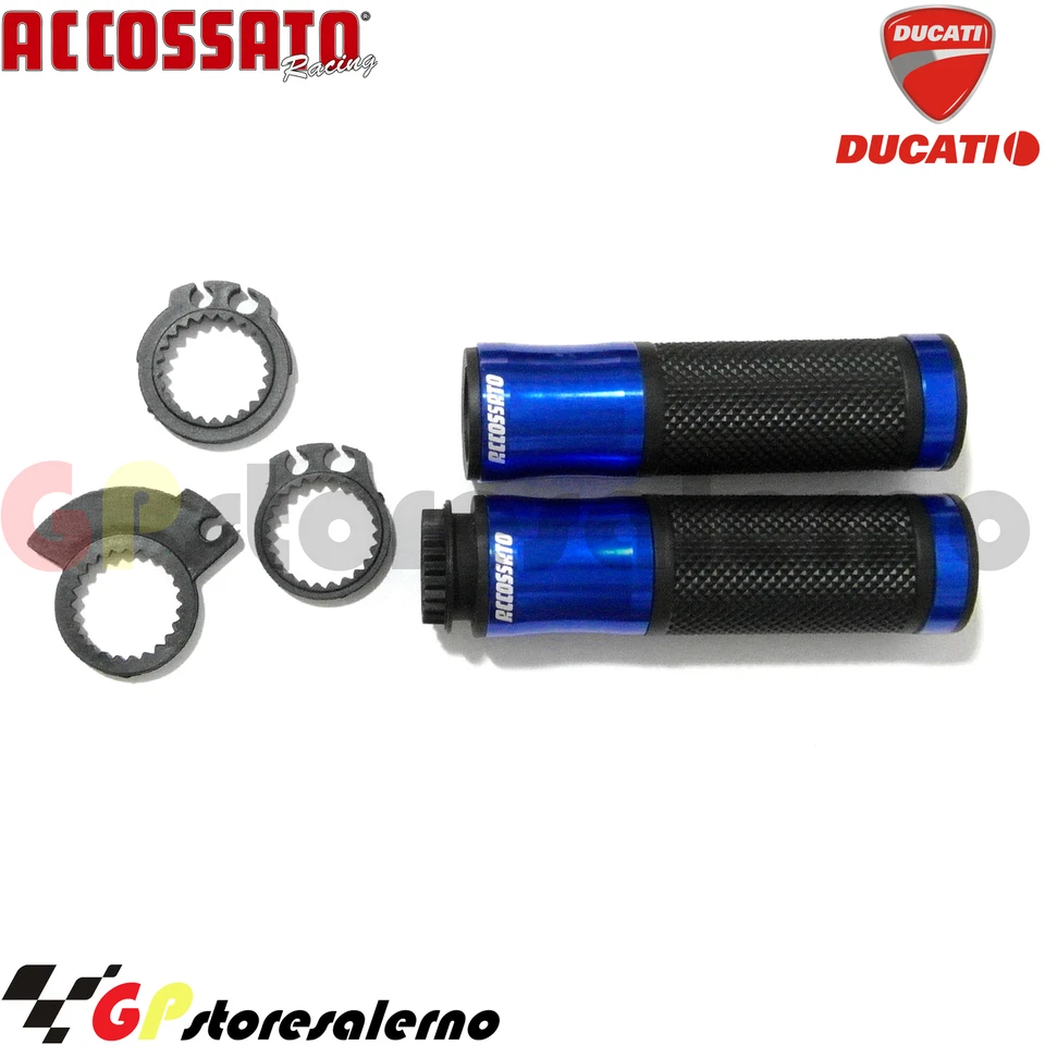 GR004B MANOPOLE RACING IN ALLUMINIO ACCOSSATO DUCATI 800 MONSTER S2R 2006 Foto 1 de 1