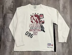 Polo Ralph Lauren Track and Field Crewneck Sz XL P Wing - Picture 1 of 6