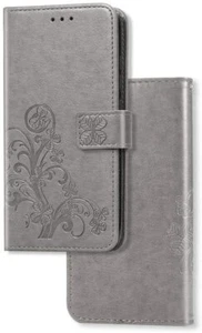 COTDINFOR OnePlus 7 Case Wallet Bookstyle Pu Leather Flip Magnetic Grey - Zdjęcie 1 z 4
