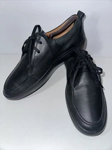 ECCO Men's Soft Black Low Cut Chukka Boot Size 9-9.5US / 43 EU - EUC - Picture 1 of 11