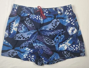 Polo Ralph Lauren Swim Trunks Mens 2XL Blue Dragonfly Drawstring Shorts Lined - Picture 1 of 9