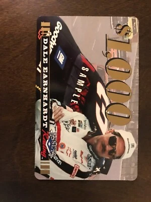 1995 Assets Racing Premier Edition Phone Card $1000 Promo Dale Earnhardt Sr. - Image 1 of 2