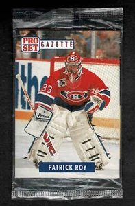 13th National (NSCC) 1992 Pro Set Gazette Promo Pack de 3 Patrick Roy Canadiens - Imagen 1 de 2